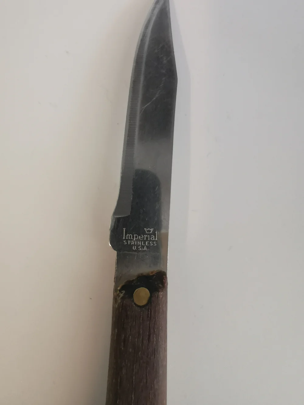 Imperial Vintage Stainless Steel USA 8.5
